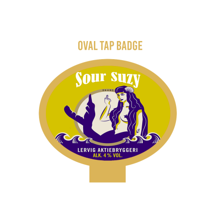 Lervig Sour Suzy OVAL badge